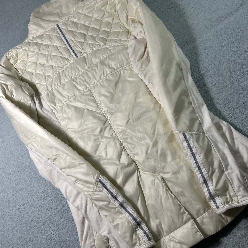 Lululemon Goose Down Jacket Womens 4 What the Fluff 800 Fill Quilted Running - Picture 15 of 16